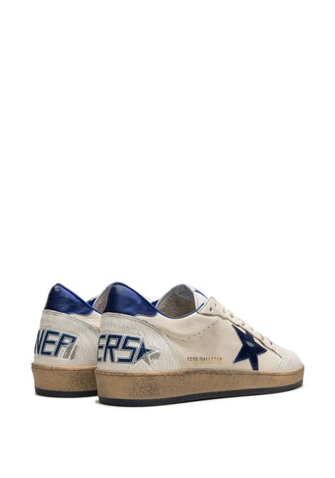 Sneakers ball star basse in bianco e blu Golden goose - uomo GOLDEN GOOSE | GMF00117F00219810327